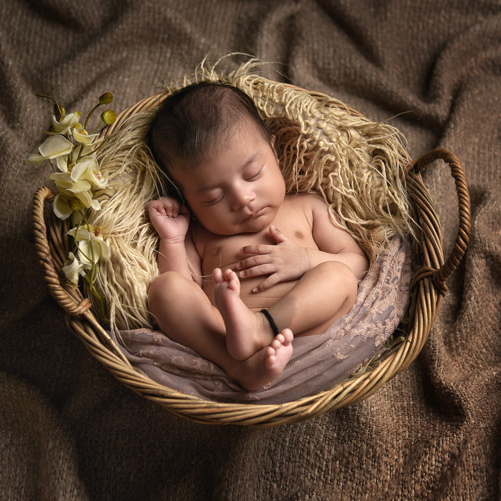 Newborn portrait photography